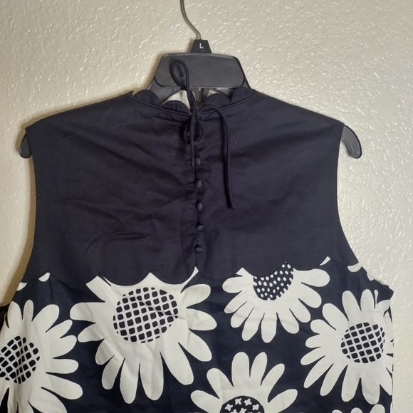 Victoria Beckham x Target Black Daisy Drop Waist Dress sz 2X - Picture 6 of 8
